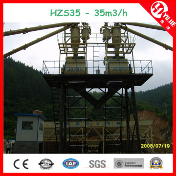 Top10 Supplier for Small Concrete Batch Mix Plant Hzs35 (35m3/h)